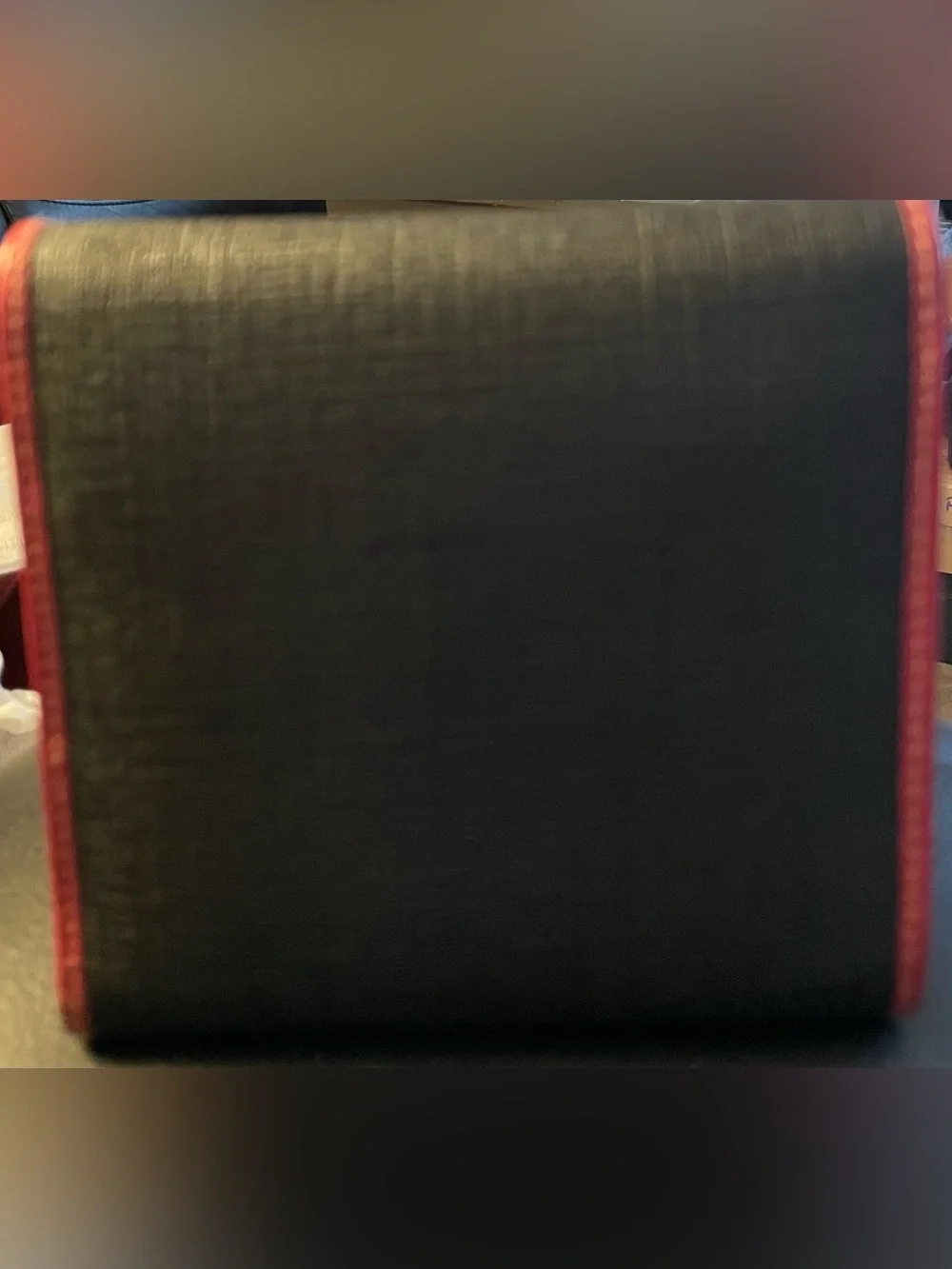 Gucci Black Wallet with Pink Trim and Logo